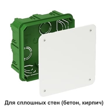 Systeme Electric Коробка распределительная для сплошных стен 100X100X50