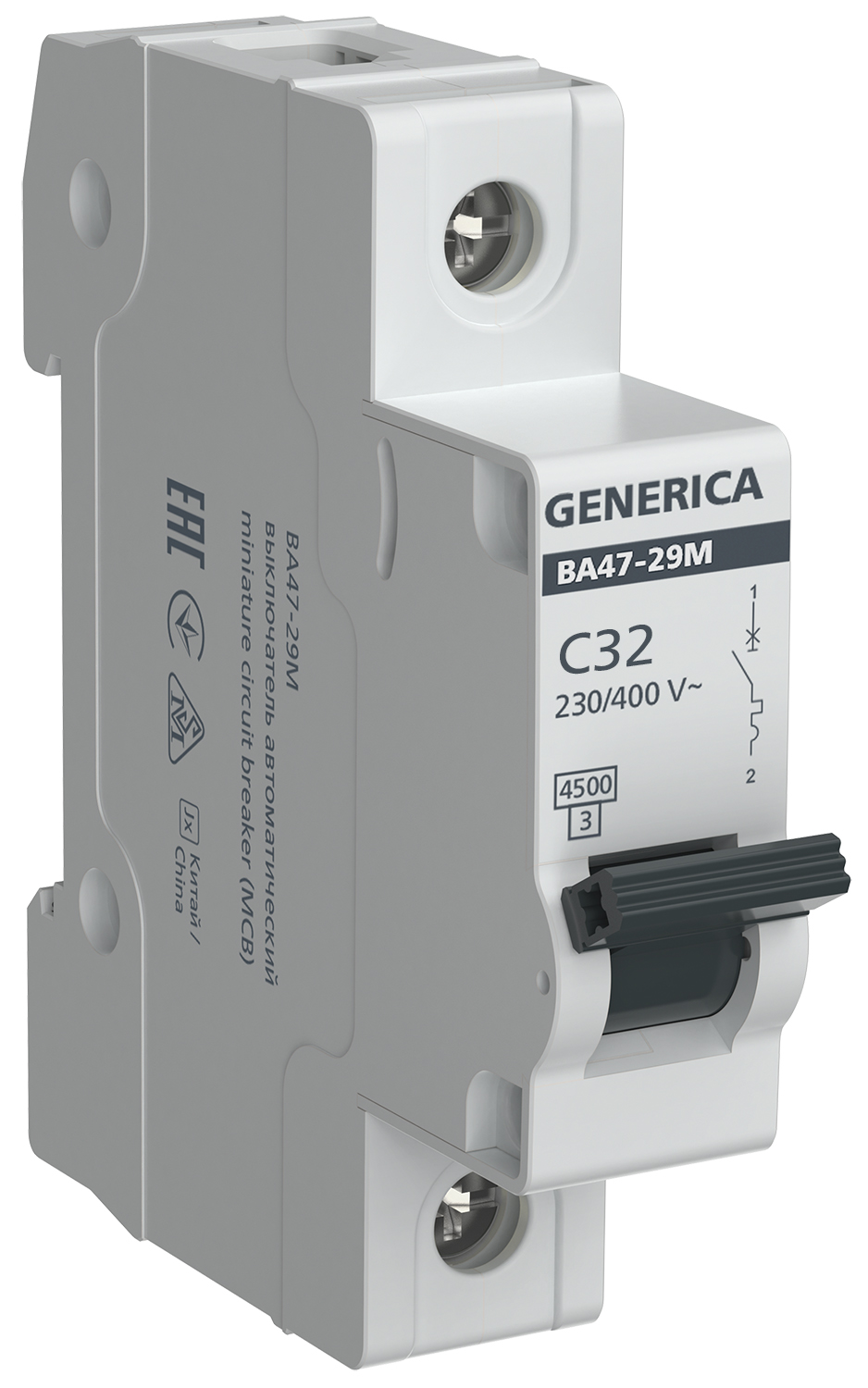 IEK GENERICA Авт. выкл. ВА47-29М 1P 32А 4,5кА C