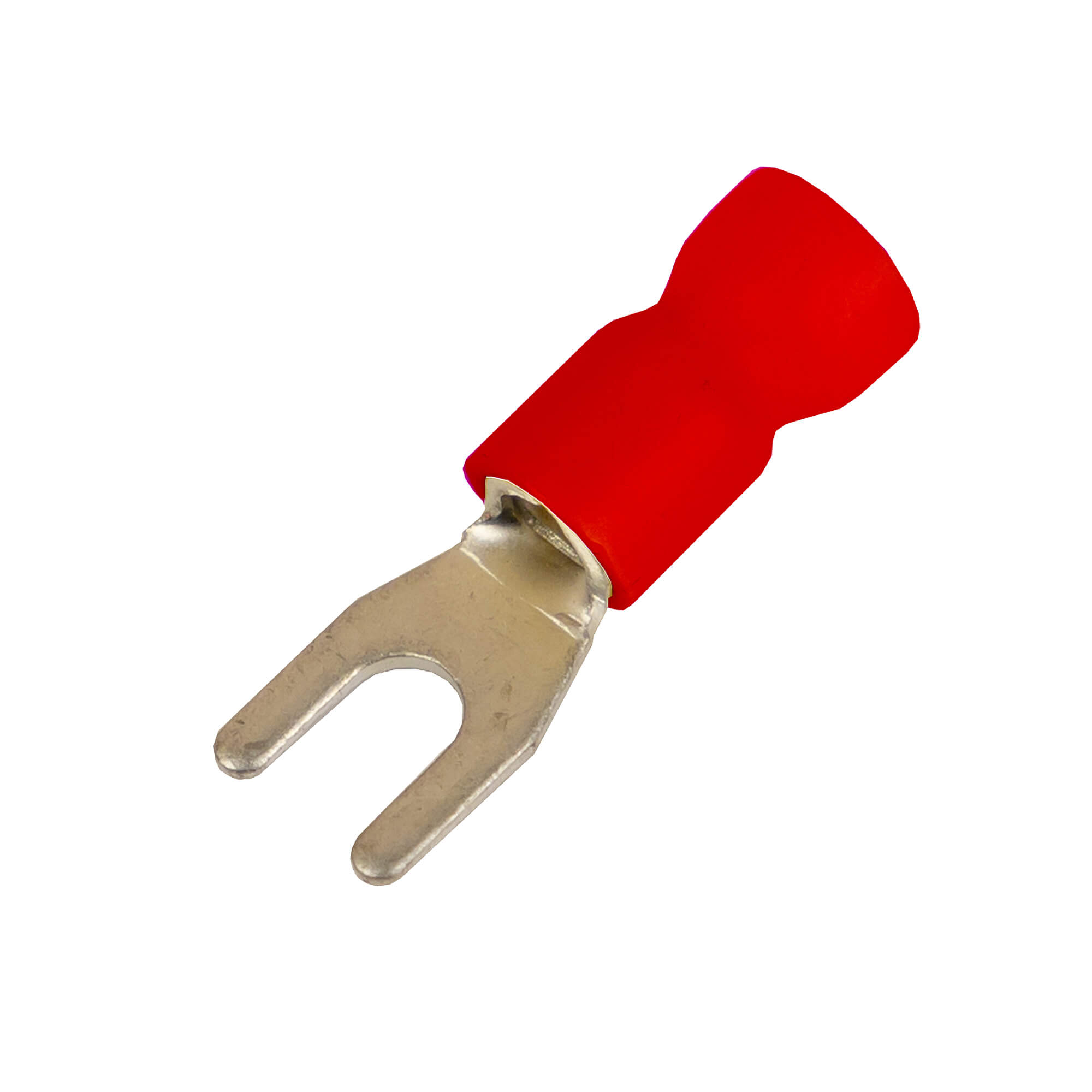DKC Наконечник вилочный с изолир.фланцем ПВХ, легкий ввод жилы, 0,25-1,5 кв.мм М3,5 (д.3,7 мм) (НВИ)