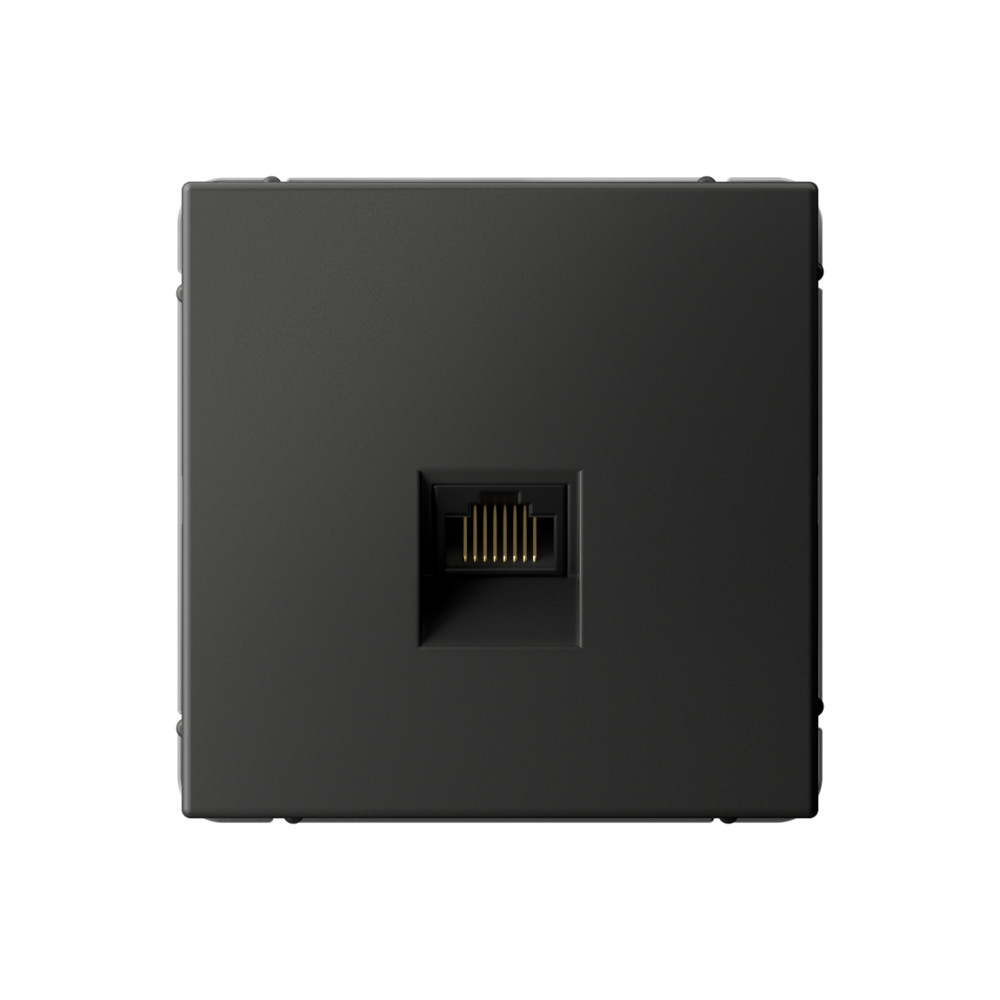 Systeme Electric ArtGallery Базальт Розетка компьютерная RJ45, кат. 6A, механизм