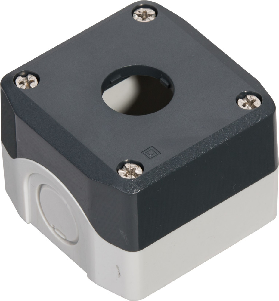 Systeme Electric Кнопочный пост SALD01, 1 отверстие, серый