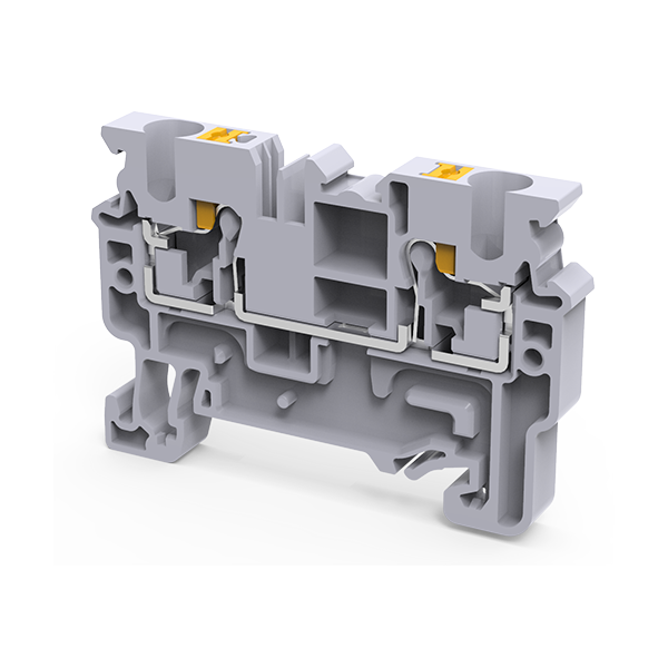 КЭАЗ Клемма проходная push-in OptiClip CP-4-I-32A-(0,2-4)-серый