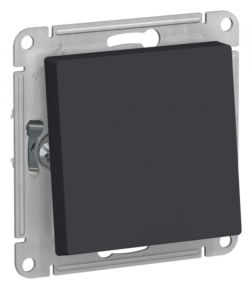 Systeme Electric AtlasDesign Aqua Карбон Переключатель 1-клавишный, сх.6, 10АХ, механизм