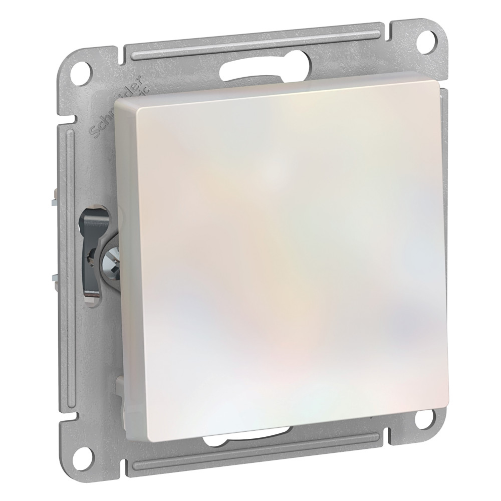 Systeme Electric AtlasDesign Жемчуг Кнопка нажимная сх.1, 10АХ, механизм