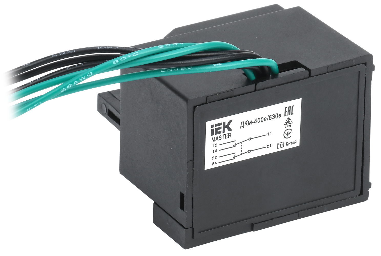 IEK KARAT MASTER Контакт дополнительный ДКм-400е/630е (ДКм-39) с электронным расцепителем