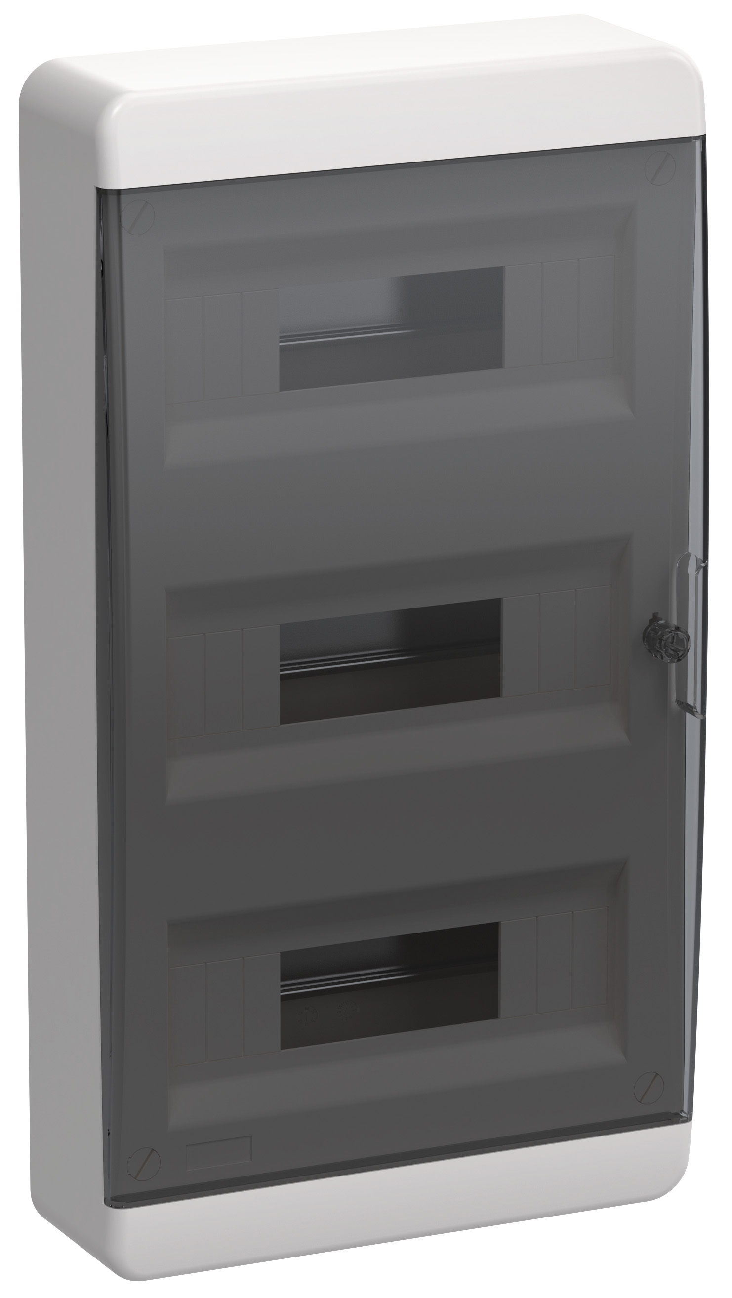 IEK TEKFOR Корпус пласт. ЩРН-П-36 IP41 черн. прозр. дверь