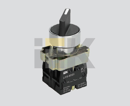 IEK LAY5 Переключатель LAY5-BD33 3 положения I-0-II стандарт ручка