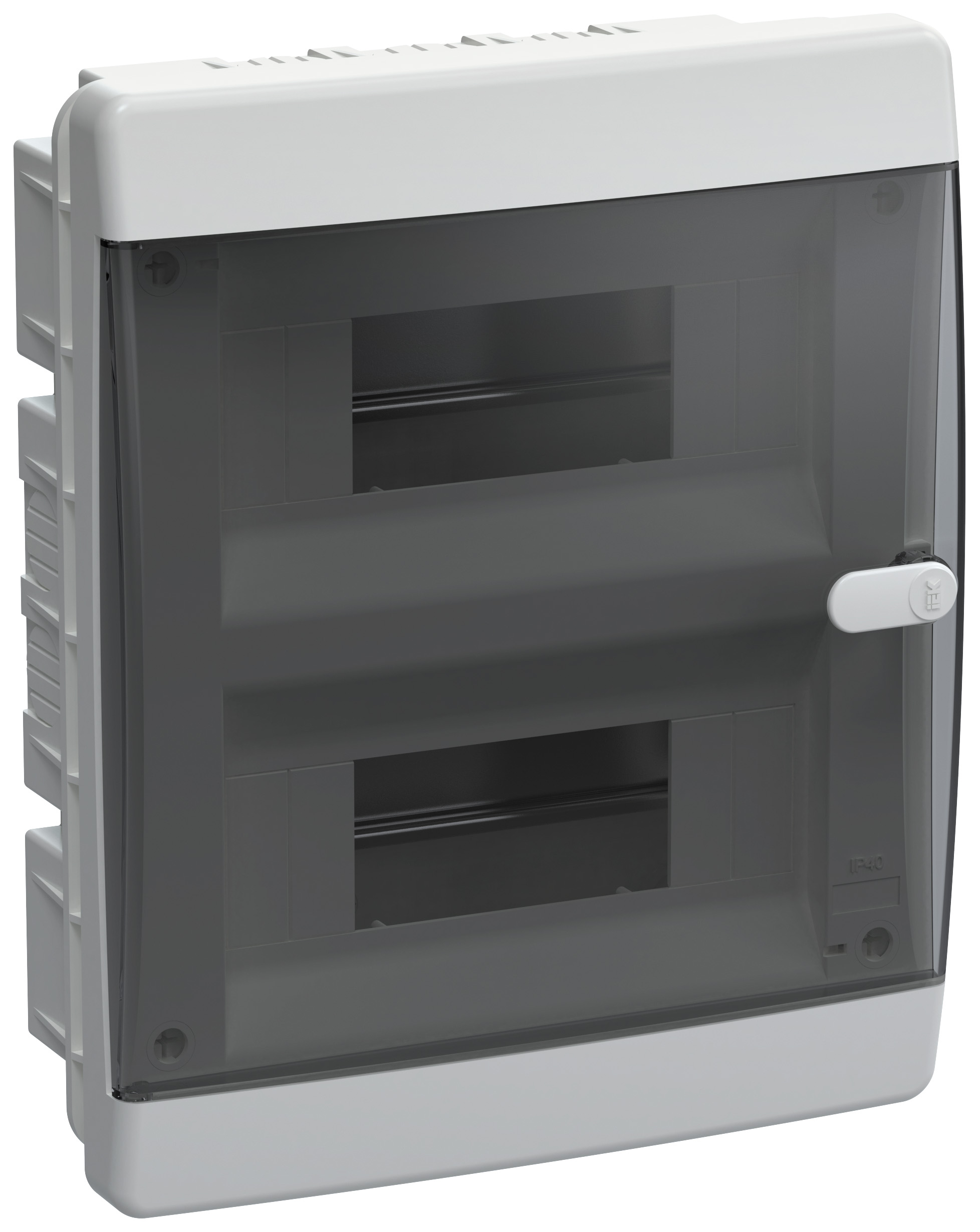 IEK UNION Compact Корпус пласт. ЩРВ-П-18 IP41 черн. пр. дв.