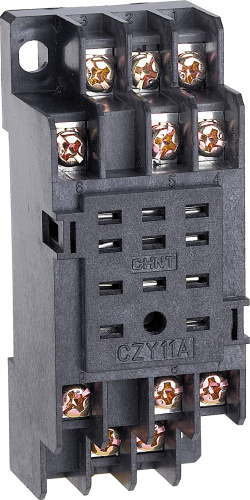 CHINT Розетка CZY11A для JZX-22F(D) 3 контакта