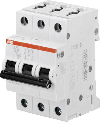 ABB Выключатель автоматический 3-полюсной S203M C20