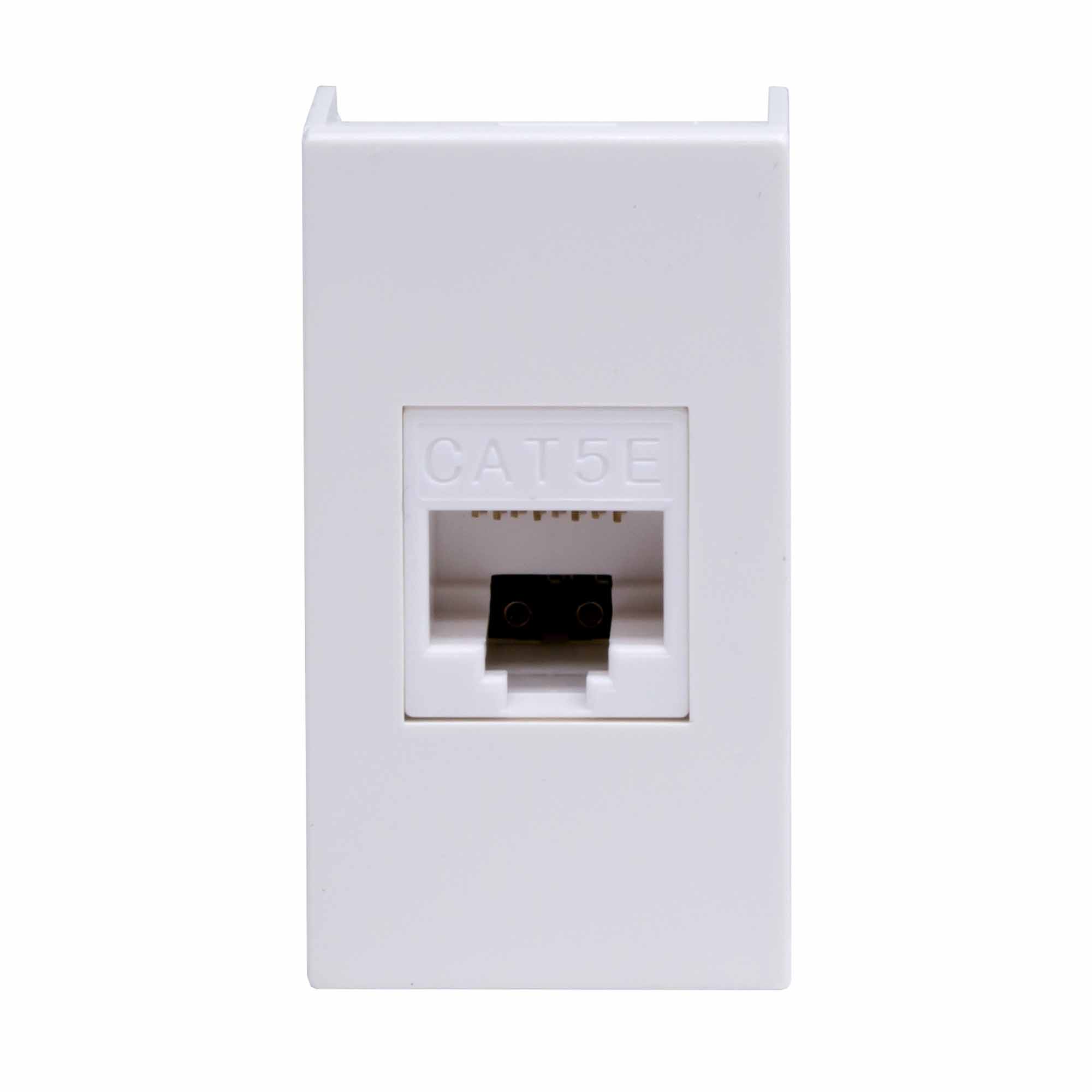 DKC Комп.роз. RJ45 кат.5e, 8P8C,  Viva, белая, 1мод
