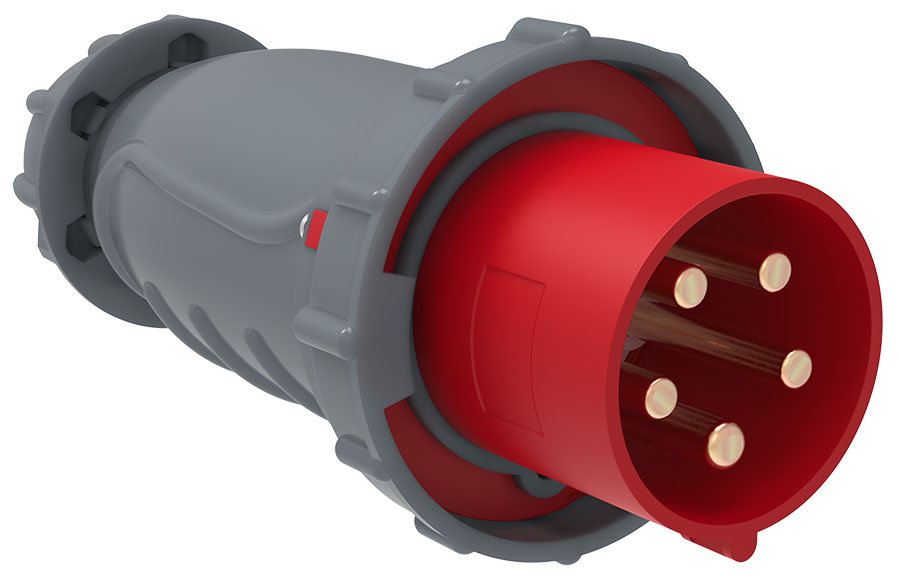 IEK Вилка переносная ССИ-045 125А-6ч/200/346-240/415В 3Р+РЕ+N IP67 MAGNUM