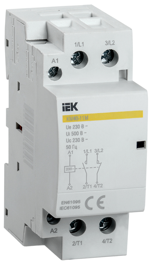 IEK KARAT Контактор модульный КМ40-11М AC