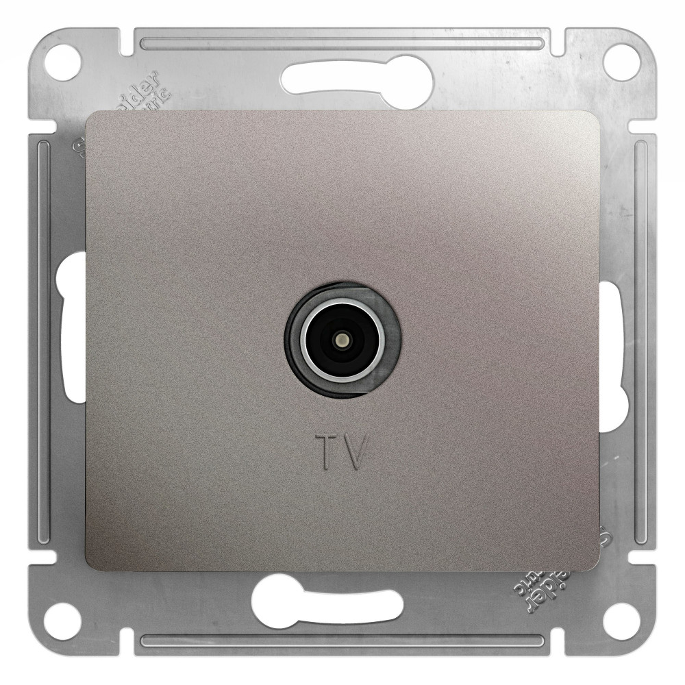 Systeme Electric Glossa Платина Розетка TV проходная 4DB