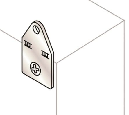 ABB Петли дверные шкафа SR2 , (1упак=10шт)