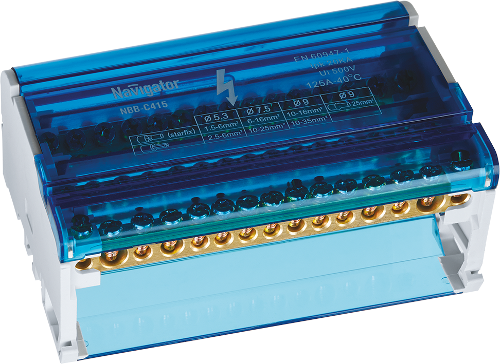 Navigator Шина нулевая 71 240 NBB-C415 (1шт/упак)