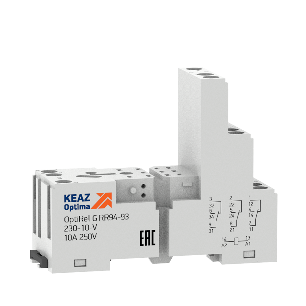 КЭАЗ Розетка для реле OptiRel G RR94-93-230-10-V