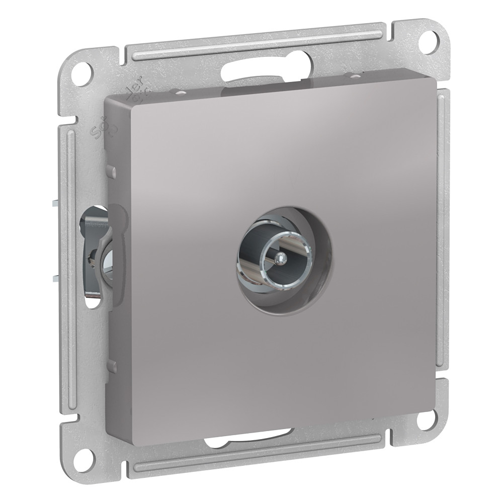 Systeme Electric AtlasDesign Алюминий Розетка TV оконечная 1DB, механизм