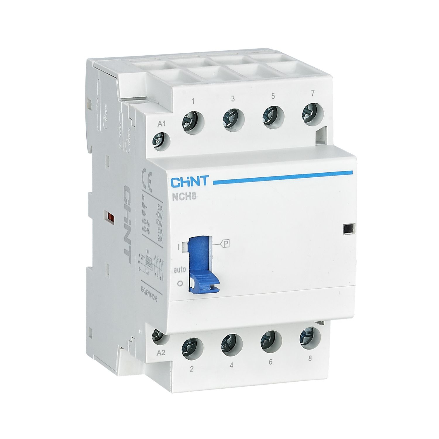 CHINT Контактор модульный с ручн. упр. NCH8-25M/40 AC220-240В 50/60Гц (R)