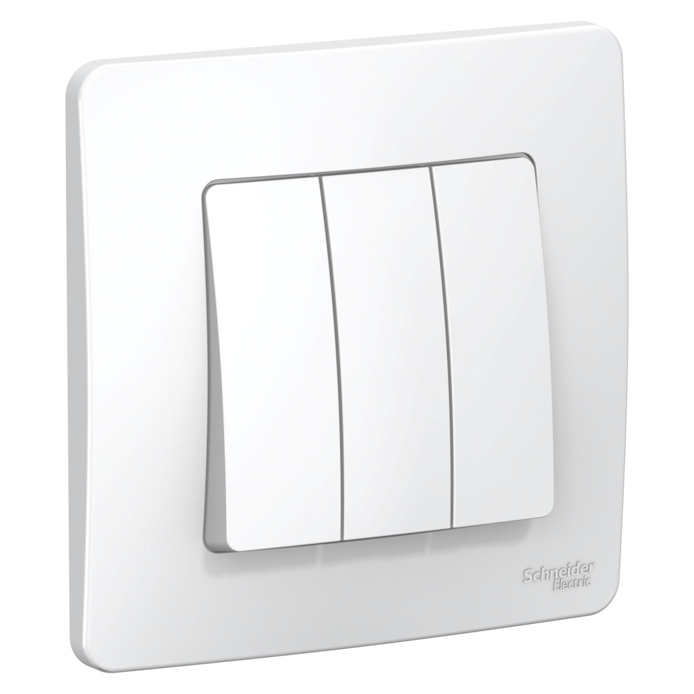 Systeme Electric Blanca внутр Бел Выключатель 3-клавишный, 10А, 250B