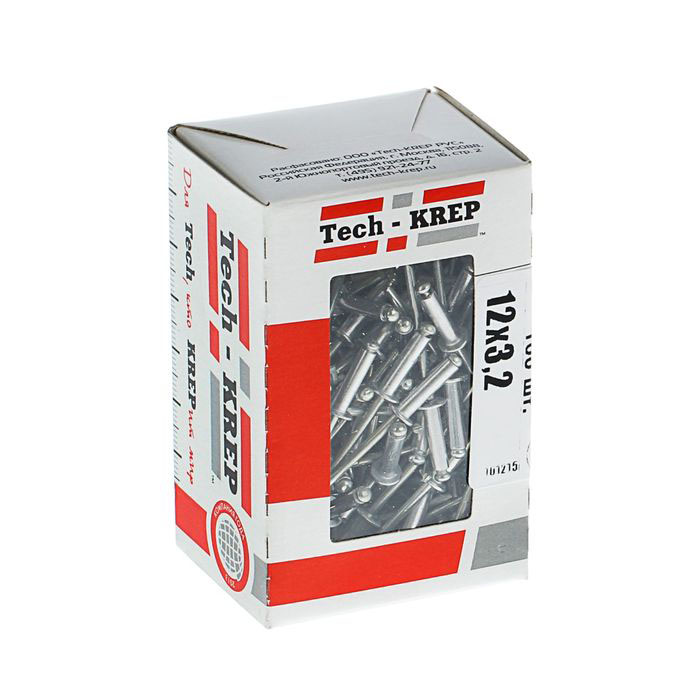 Tech-Krep Заклепка 3,2х12 (100 шт) - коробка с ок.