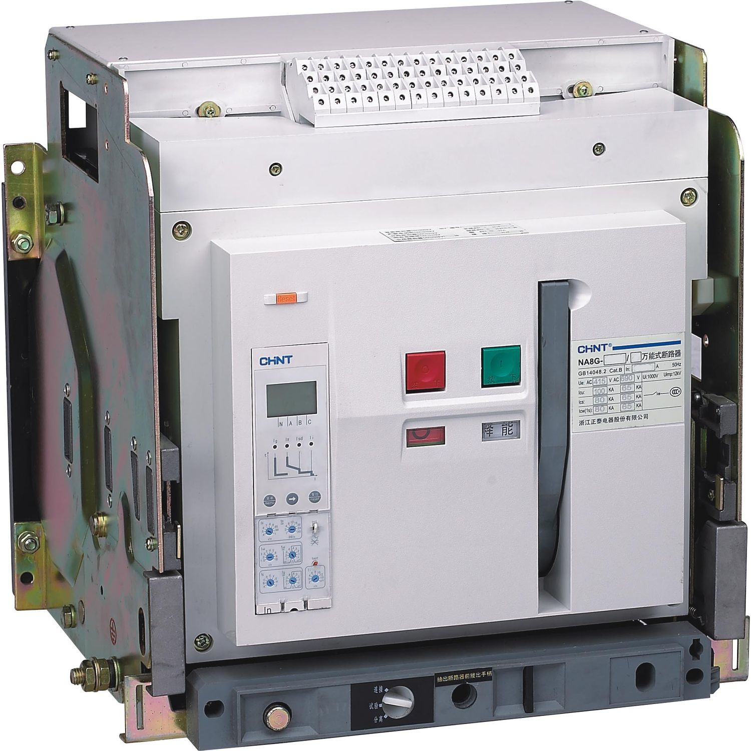CHINT Воздушный авт. выкл. NA8G-1600-800М/3P стац., 800A, 50kA, тип М ,AC220В (R)