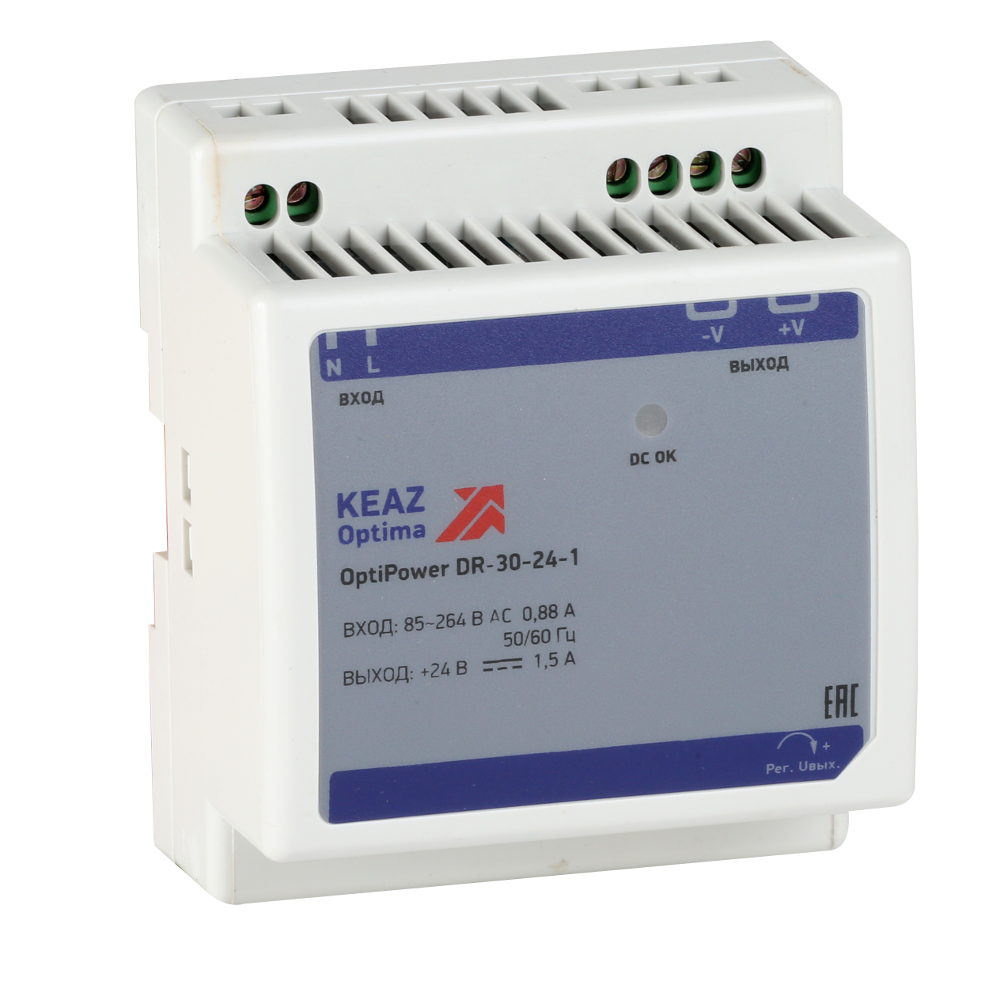КЭАЗ Блок питания OptiPower DR-30-24-1