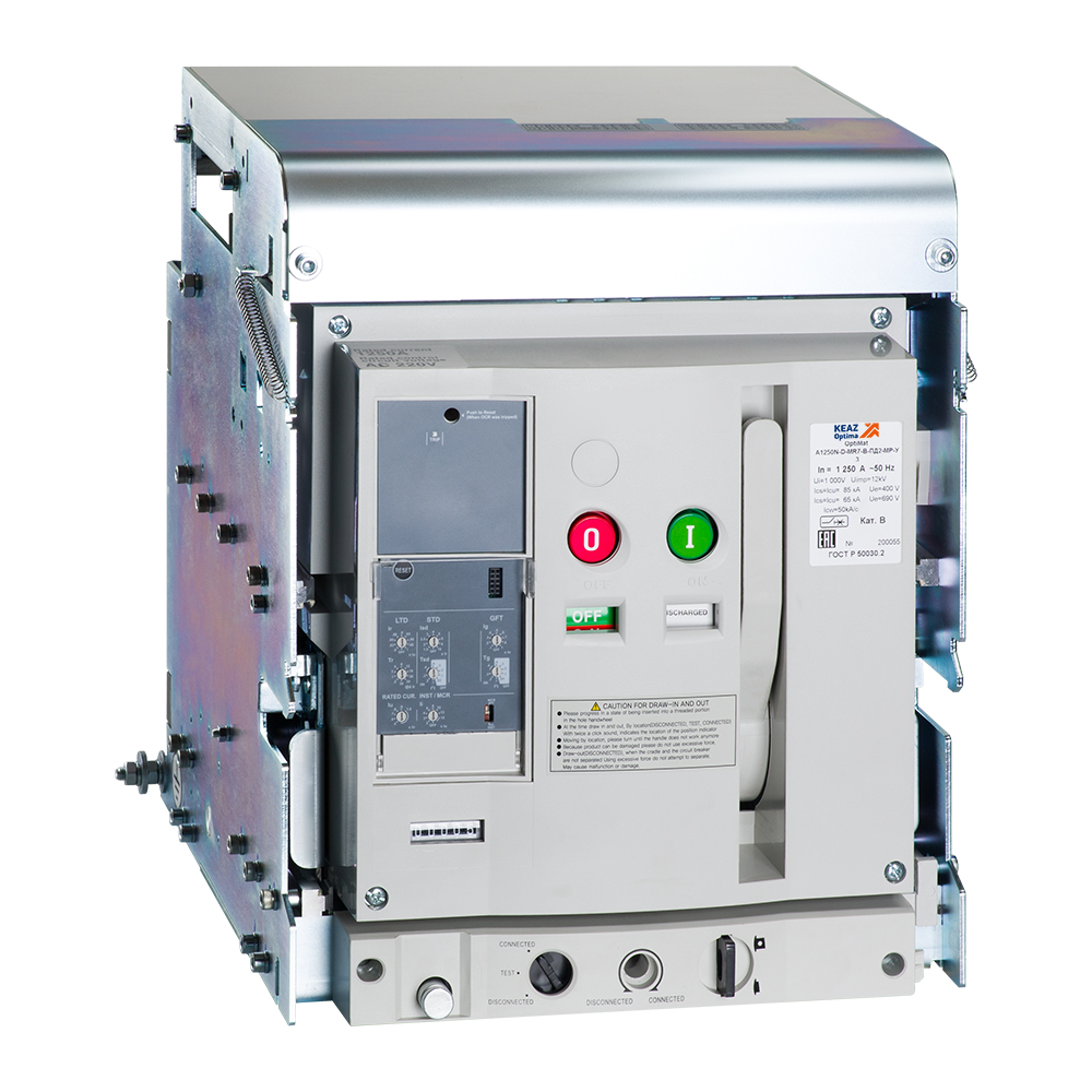 КЭАЗ Выключатель автоматический OptiMat A-1250-S2-3P-65-D-MR7.0-B-C0000-M0-P05-S1-03