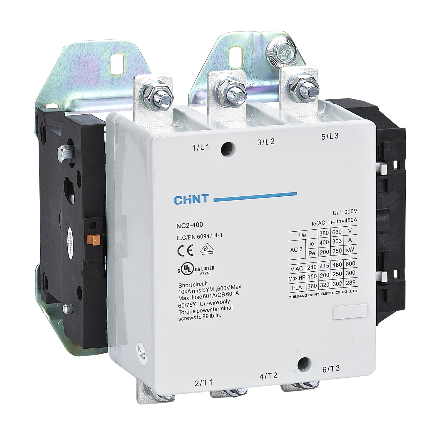 CHINT Контактор NC2-400 400A 230В/АС3 50Гц (R)