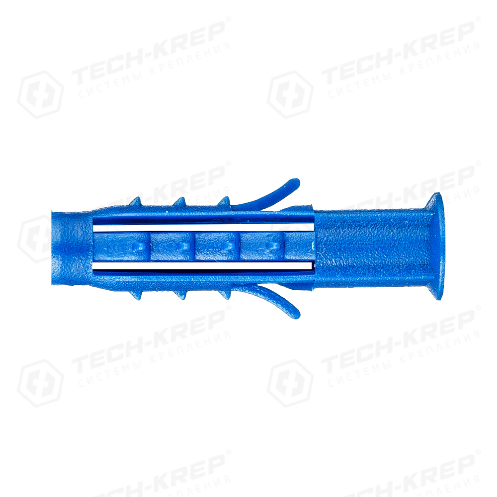 Tech-Krep Дюбель распорный Чапай 6х30 шипы+усы (полипропилен) (30 шт) - пакет 111128