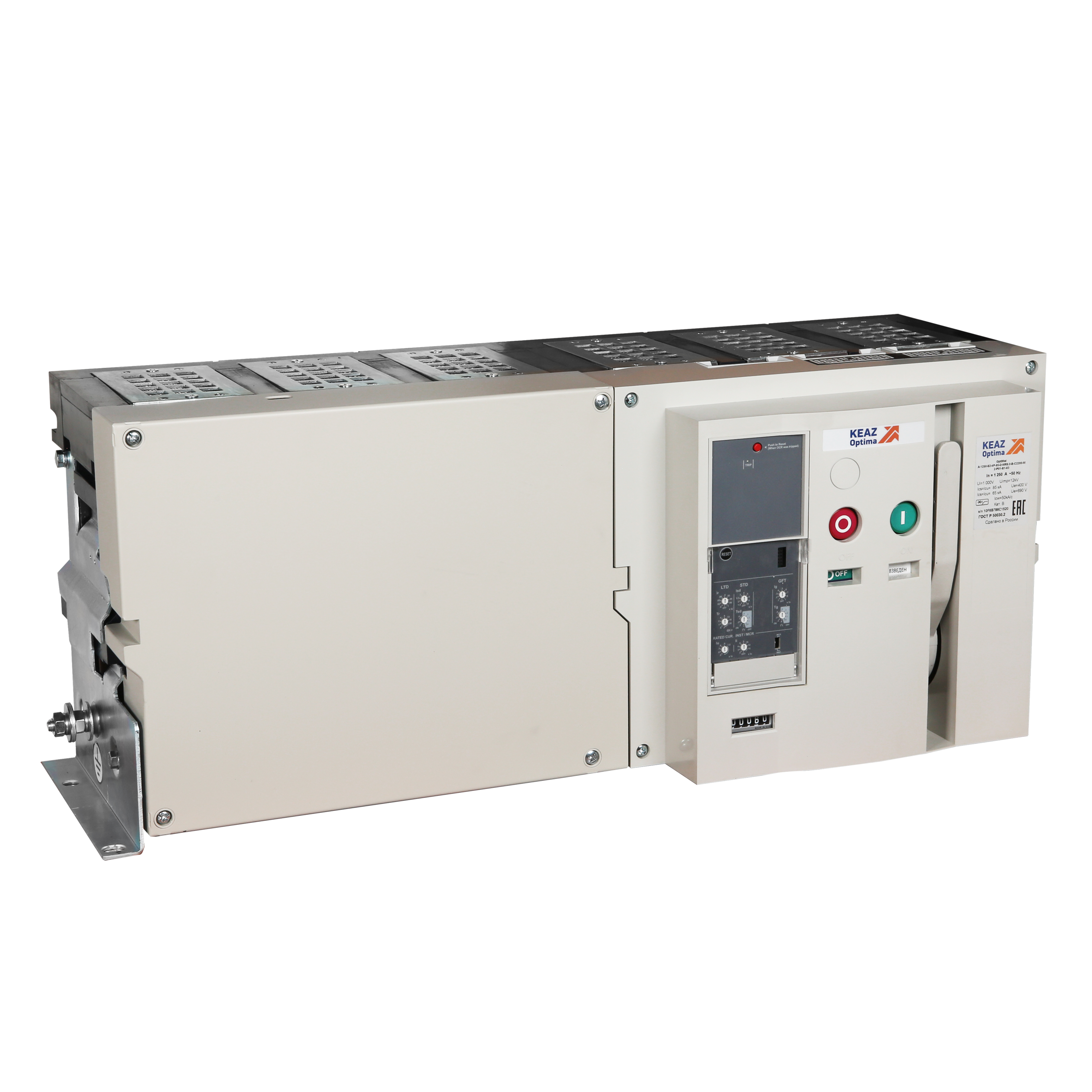 КЭАЗ Выключатель автоматический OptiMat A-6300-S6-4P-150-F-MR7.0-BH-C2200-M2-P04-S1-06