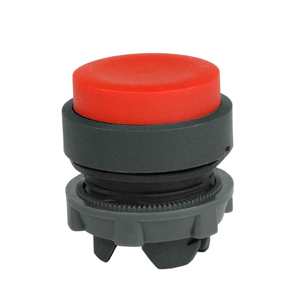 КЭАЗ Головка кнопки OptiSignal D22 A5-PJ-4 с выступ толк красная пластик ZB5AL4
