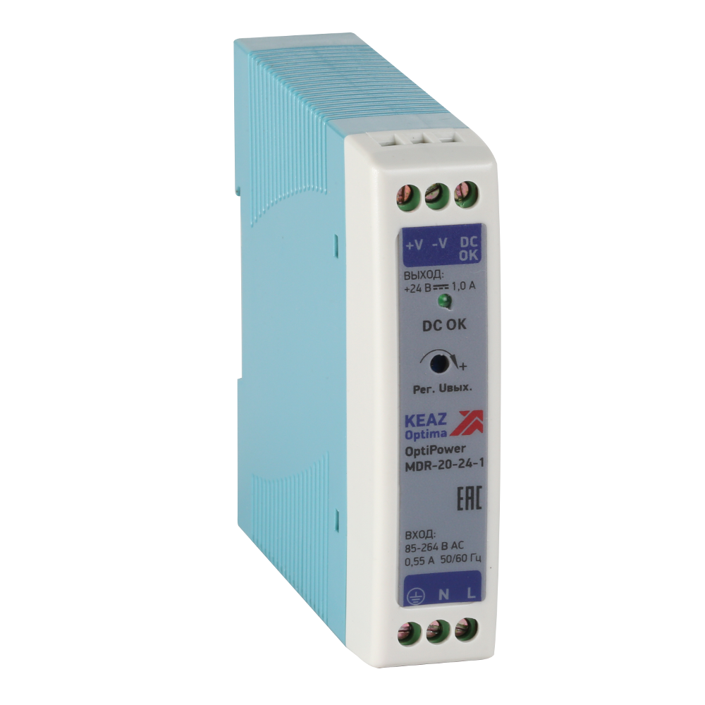 КЭАЗ Блок питания OptiPower MDR-20-24-1