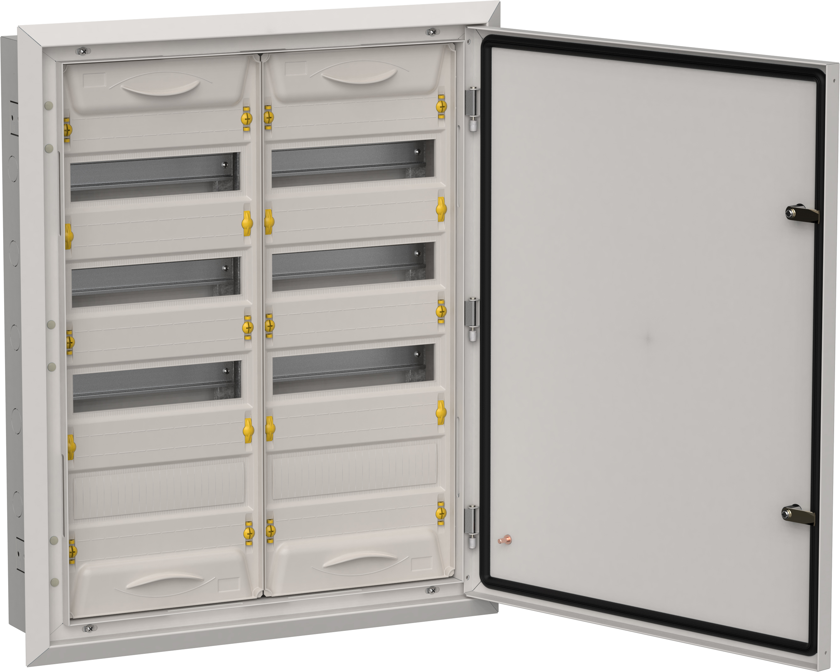 TITAN 5 Корпус мет. ЩРв-96 (2х48) 755х625х130 IP31 сер IEK