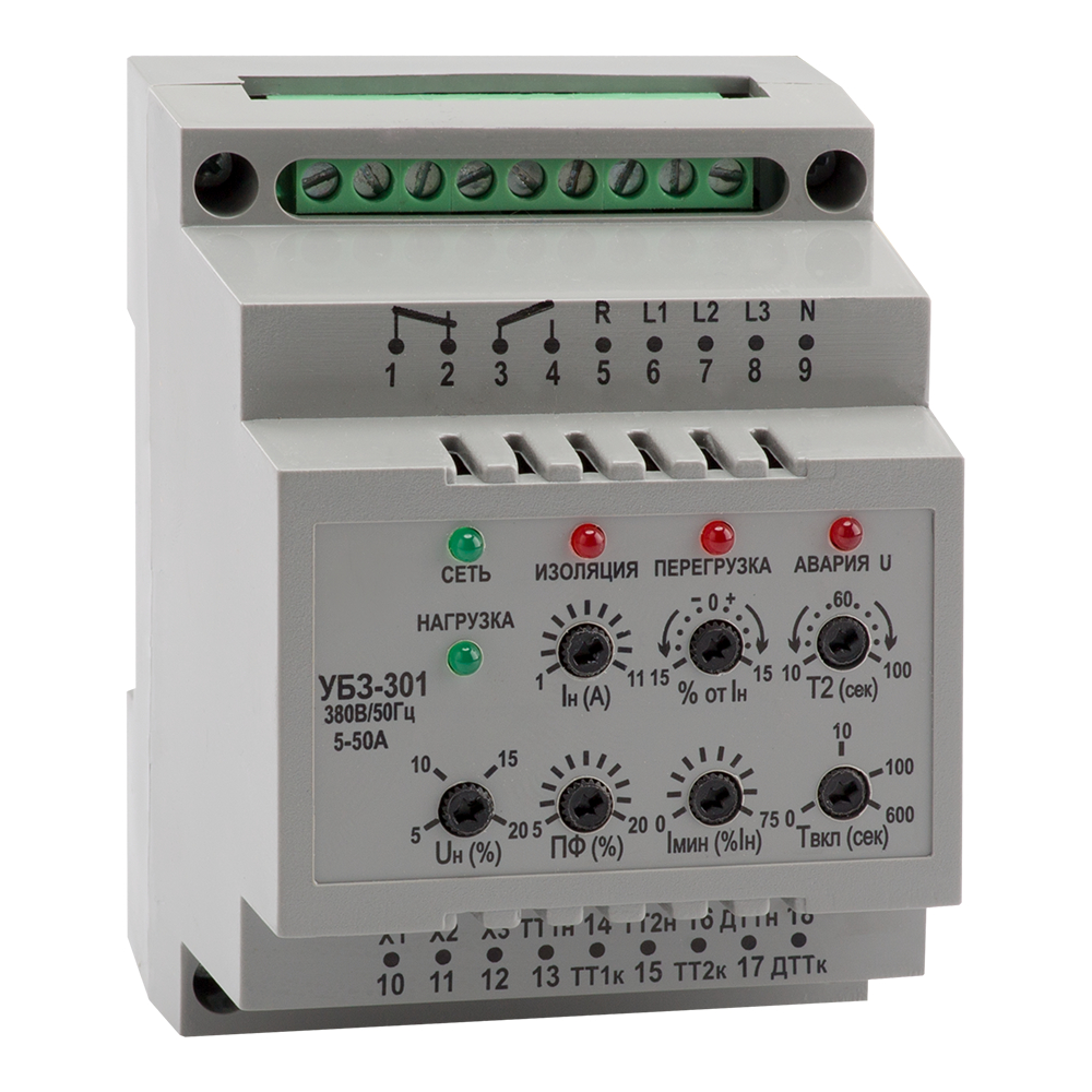 КЭАЗ Реле защиты двигателя OptiDin УБЗ-301-10-100-УХЛ3.1
