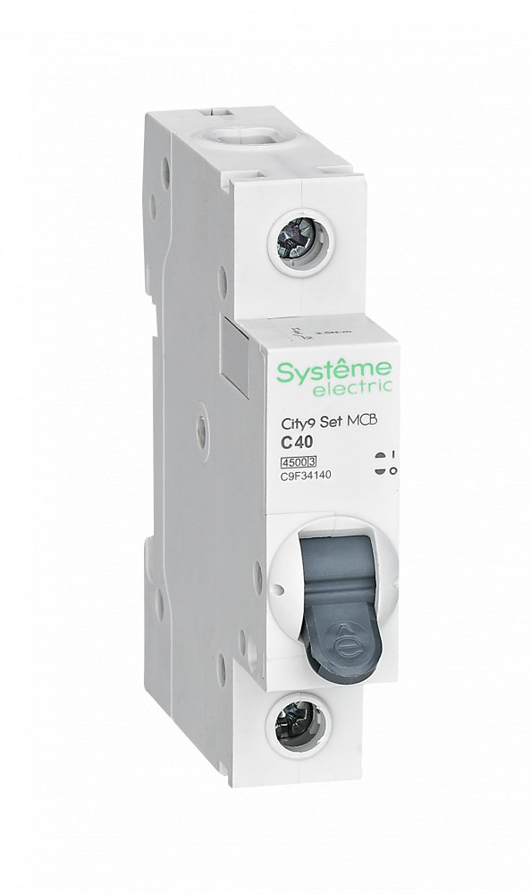Systeme Electric City9 Set Автоматический выключатель (АВ) С 40А 1P 4.5kA 230В