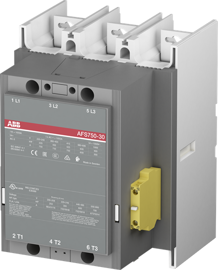 ABB Контактор AFS750-30-12 для систем безопасности, с универсальной катушкой управления 48-130В AC/DC