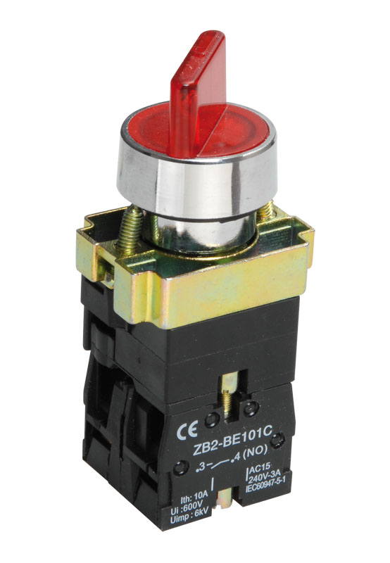 IEK LAY5 Переключатель LAY5-BK2465 2 положения красный
