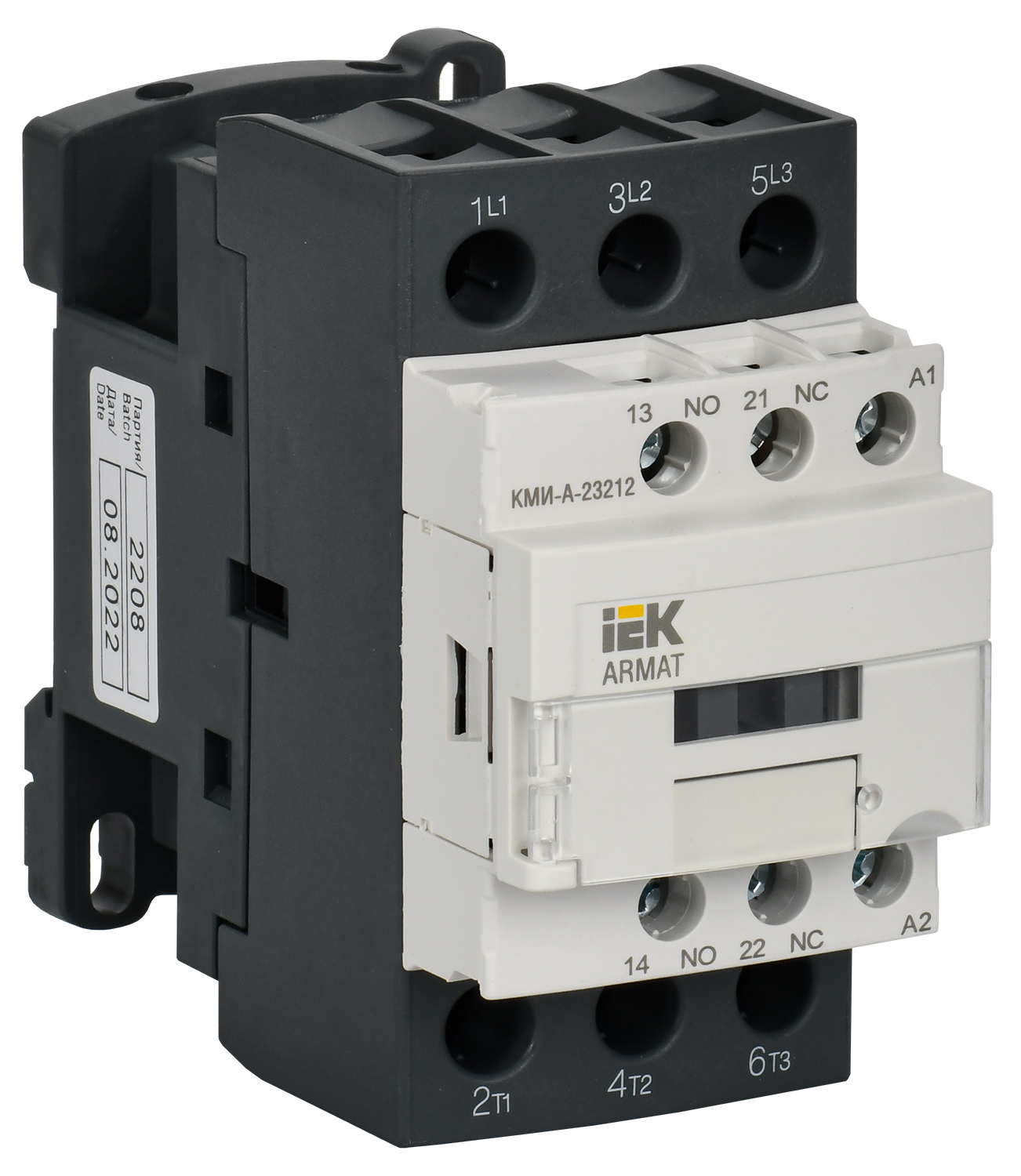 IEK ARMAT Контактор КМИ-А-23212 LC1D 32А 110В/АС3 1НО/1НЗ