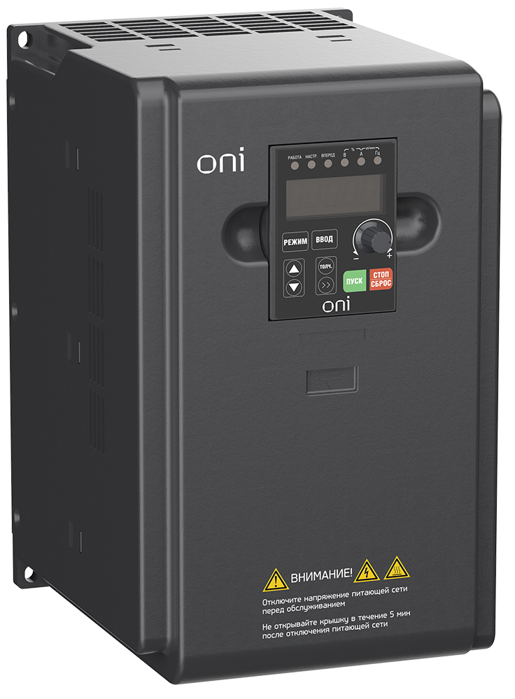 IEK ONI Преобразователь частоты A150 380В 3Ф 5,5кВт 13А встр. торм ONI