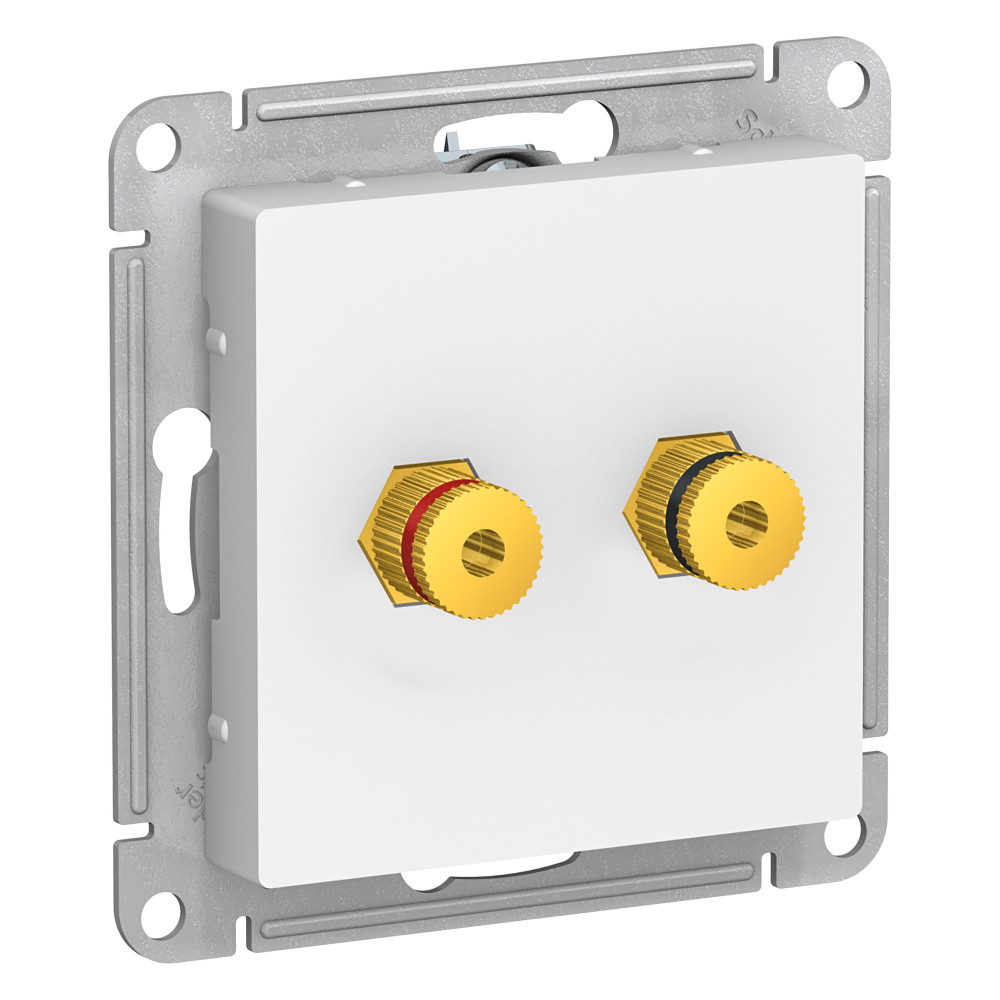 Systeme Electric AtlasDesign Бел Аудиорозетка двухместная