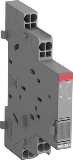 ABB Контакты дополнительные HK1-20LK (2НО с опережением) боковые с втычными клеммами для автоматических выключателей серии MS132..K