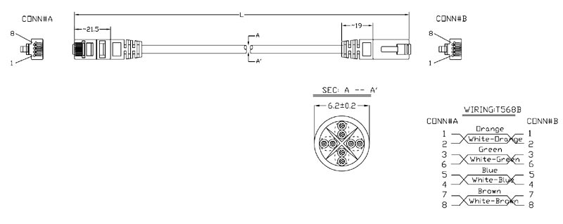 Hyperline PC-LPM-UTP-RJ45-RJ45-C6a-5M-LSZH-BL Патч-корд U/UTP, Cat.6a (100% Fluke Component Tested), 10G, LSZH, 5 м, синий