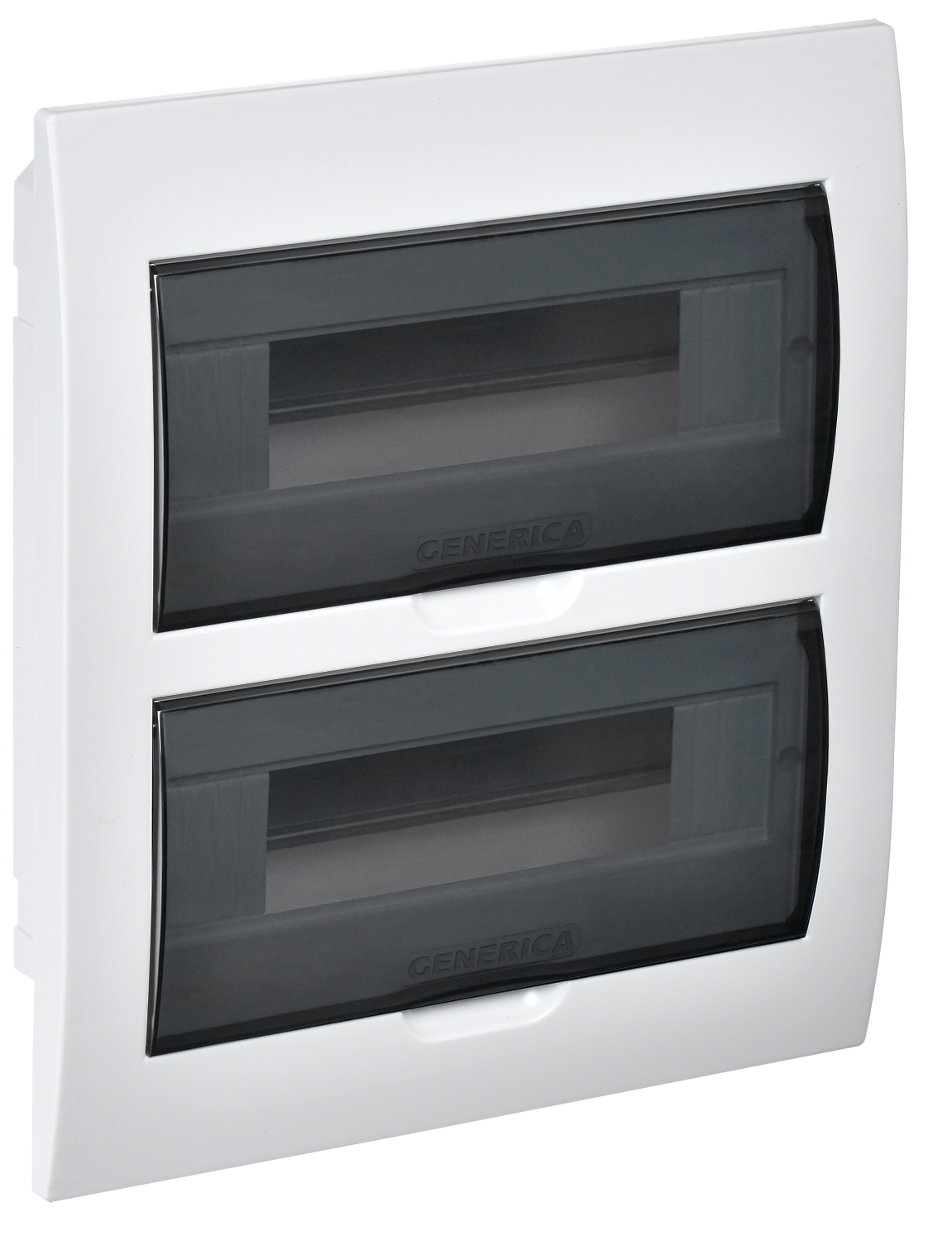 IEK GENERICA Корпус пластиковый ЩРВ-П-24 черн. прозр. дверь IP41