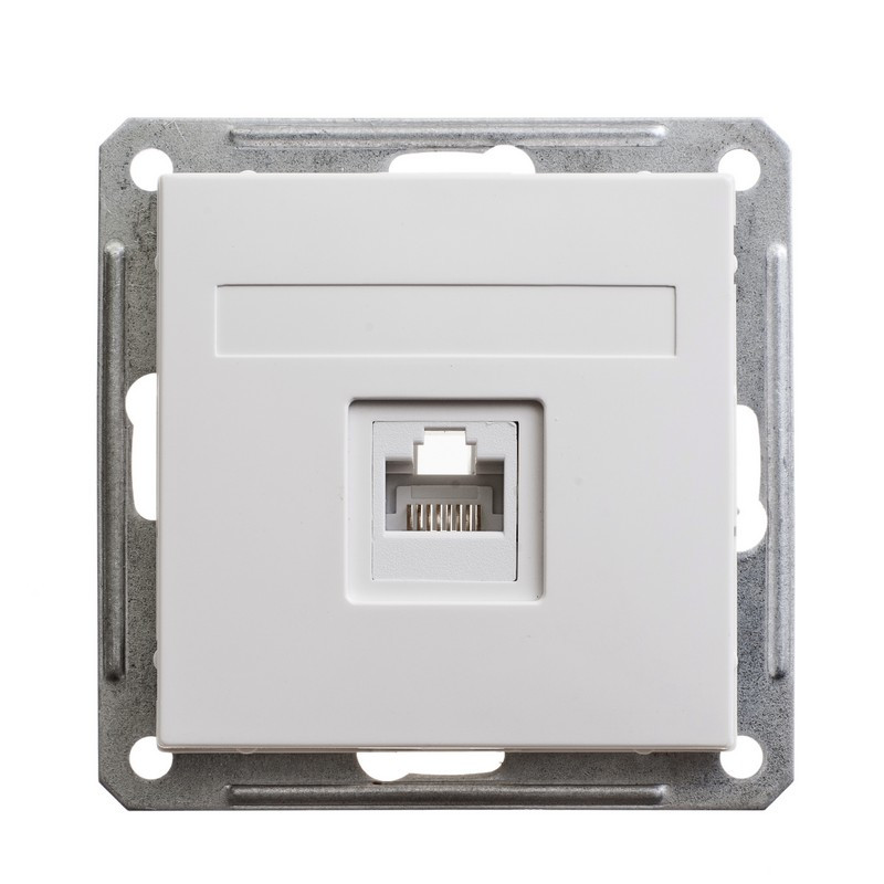 Systeme Electric Wessen 59 Бел Розетка компьютерная 1-ая RJ45 кат.5e