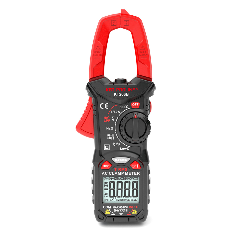 КВТ KT 206B "PROLINE" Токовые клещи цифровые