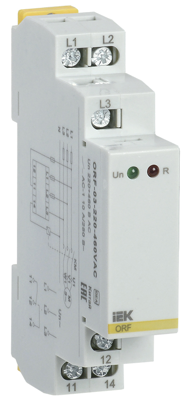 IEK ONI Реле фаз ORF 03 3ф 220-460 В AC