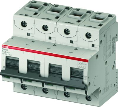 ABB Выключатель автоматический 4 полюс. S804C B16