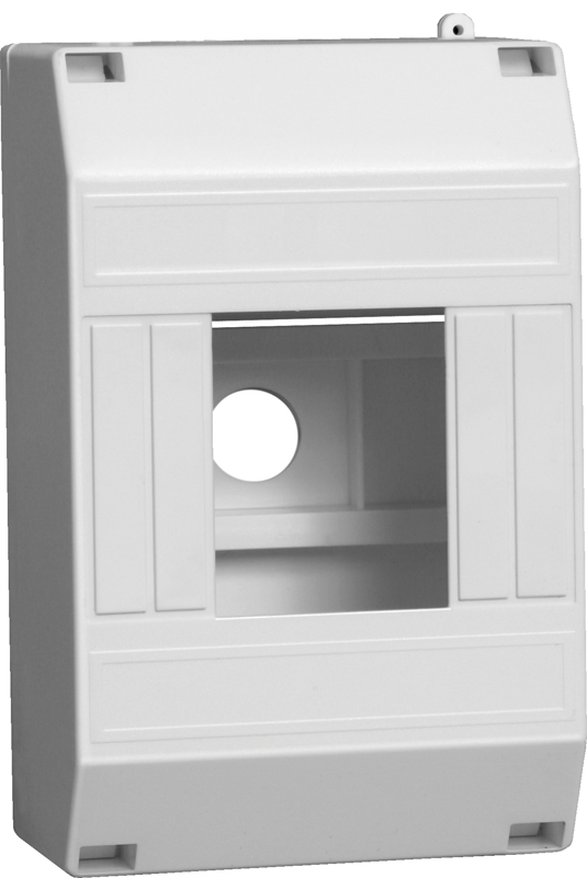 IEK KREPTA 3 Корпус пластиковый КМПн 1/4 IP20 белый откр.монтаж