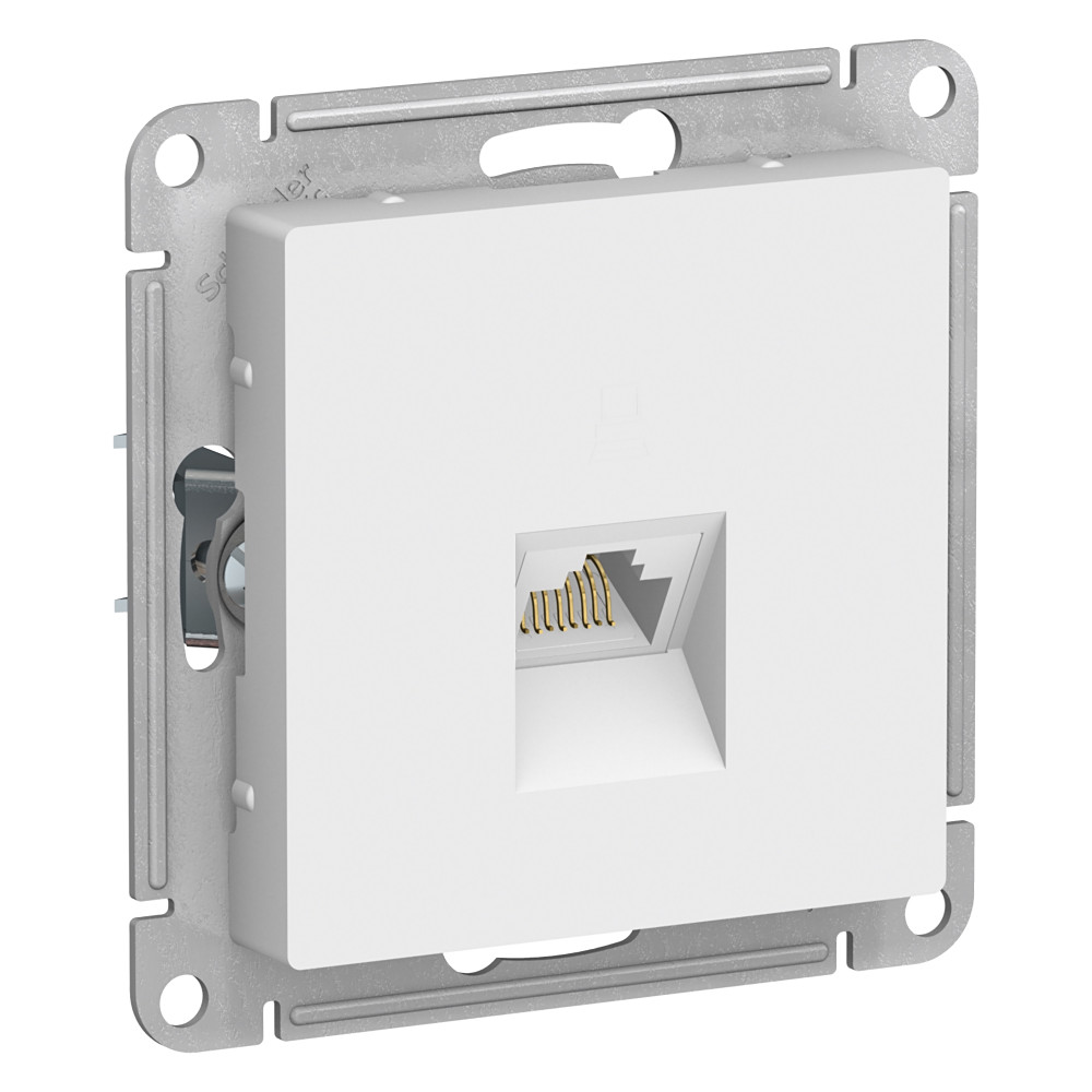 Systeme Electric AtlasDesign Белый Розетка компьютерная RJ45, кат. 6A, механизм